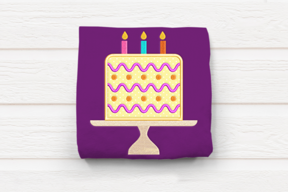 Birthday Cake on Stand