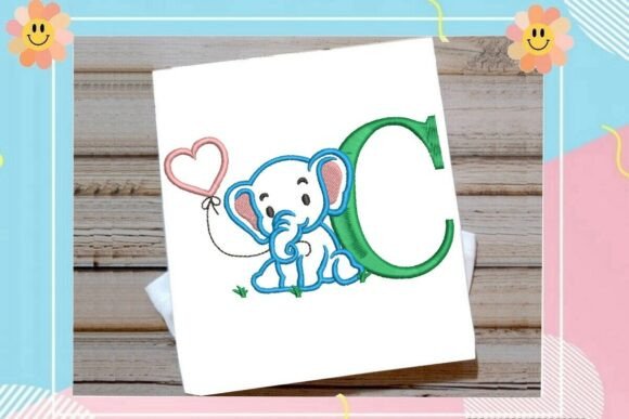 C Letter Cute Elephant Decor: A Designer Review