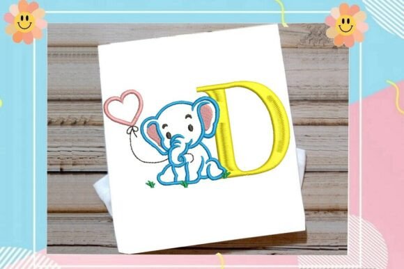 D Letter Cute Elephant Decor: A Seller's Review