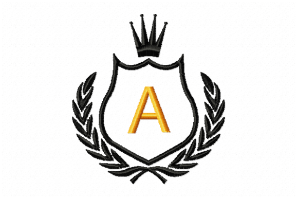 Evaluating the Royal Crest Letter A for Real Embroidery Projects
