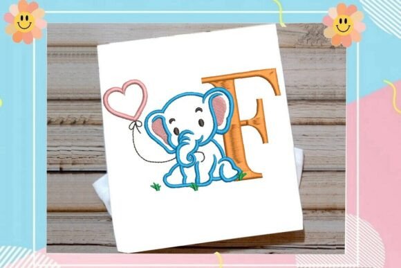 F Letter Cute Elephant Decor: A Designer Review