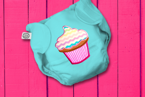 Frosted Cupcake Applique: A Sweet Addition to Holiday Embroidery