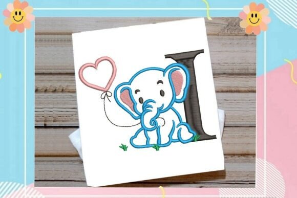 I Letter Cute Elephant Decor Review