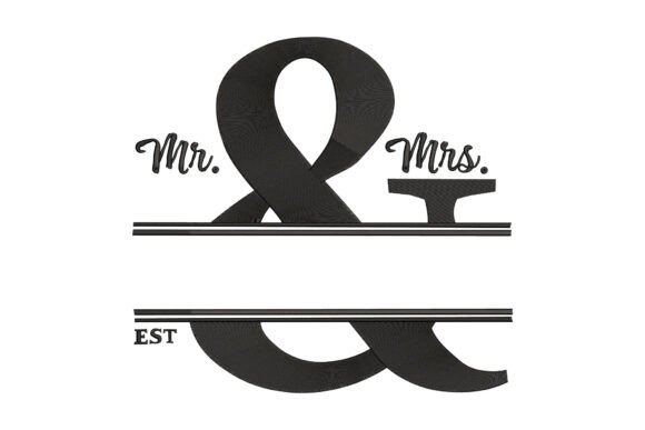Mr. and Mrs – A Touch of Elegance for Meaningful Embroidered Gifts