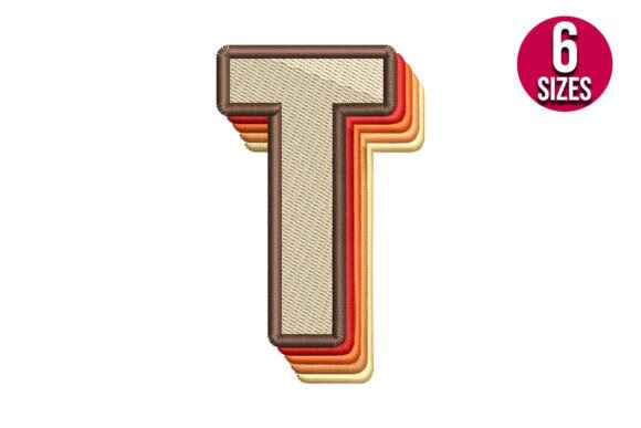 Retro Alphabet Letter T Embroidery Review for Holiday Gifts