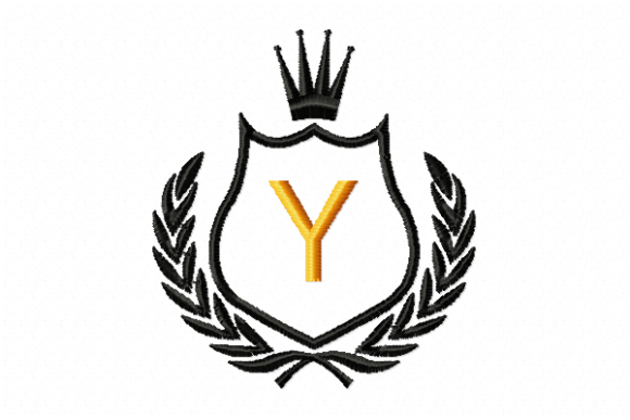 Royal Crest Letter Y: A Designer’s Review for Boutique Sweatshirt Embroidery