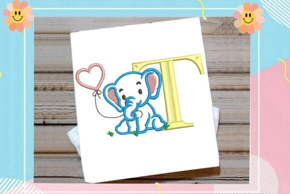 T Letter Cute Elephant Decor: A Designer Review