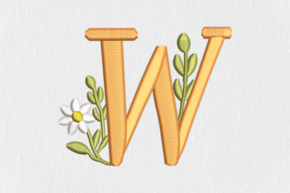 The Letter W is Feathered and Leafy