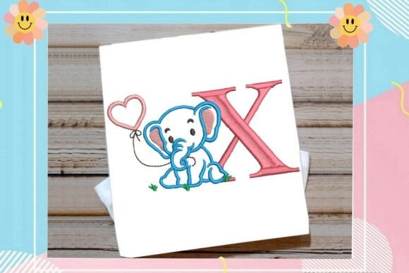 X Letter Cute Elephant Decor: A Designer Review