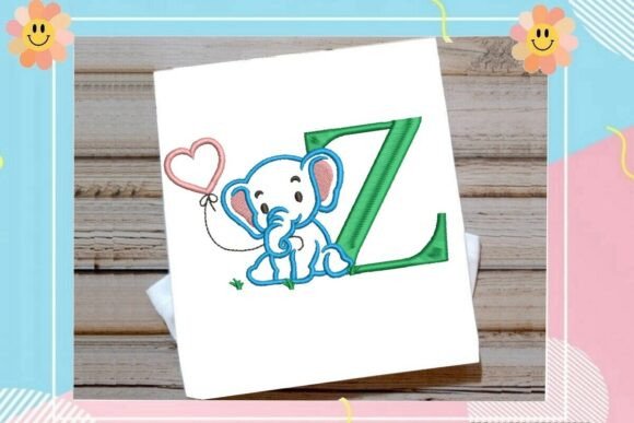 Z Letter Cute Elephant Decor: A Designer Review